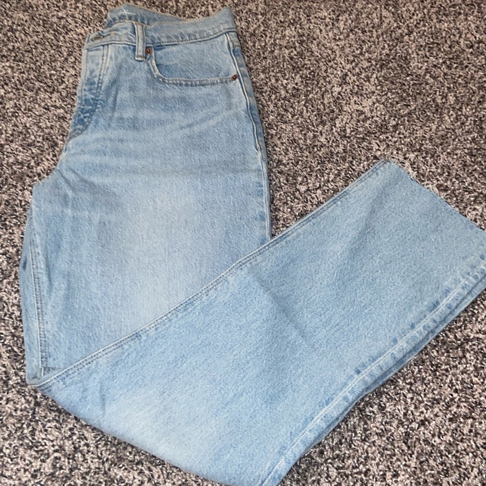 Slouchy straight jeans